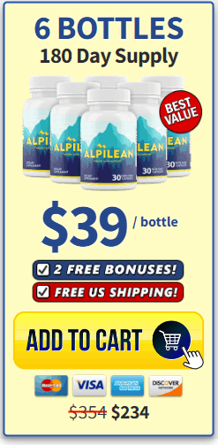 Alpilean bottle bundle deal 6 bottles for $39