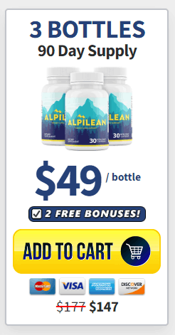 Get three bottles of Alpilean for just $49