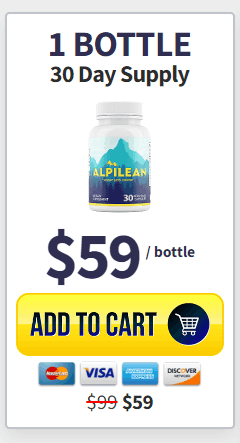 Alpilean-30-day supply priced at $59.